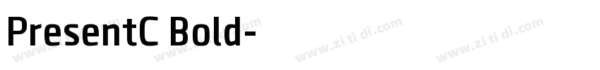 PresentC Bold字体转换
